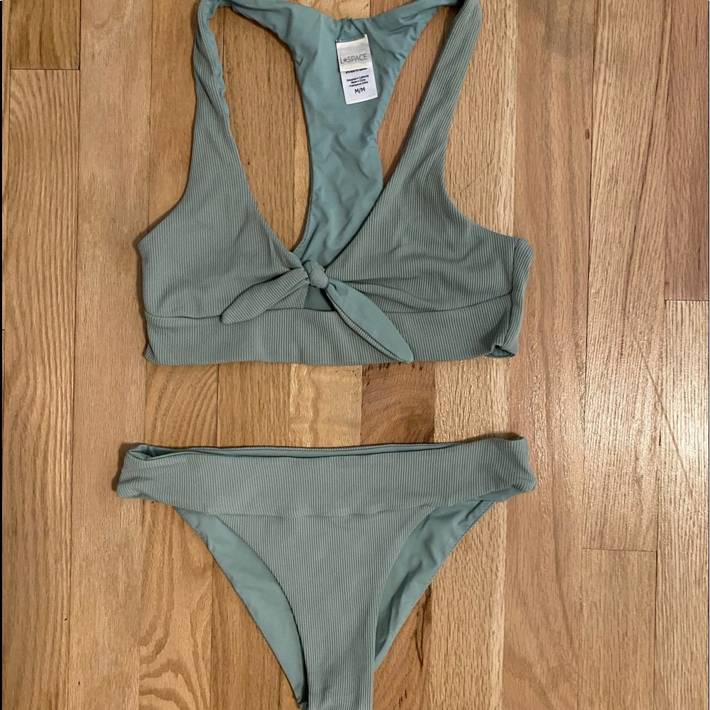 L*SPACE bikini set green